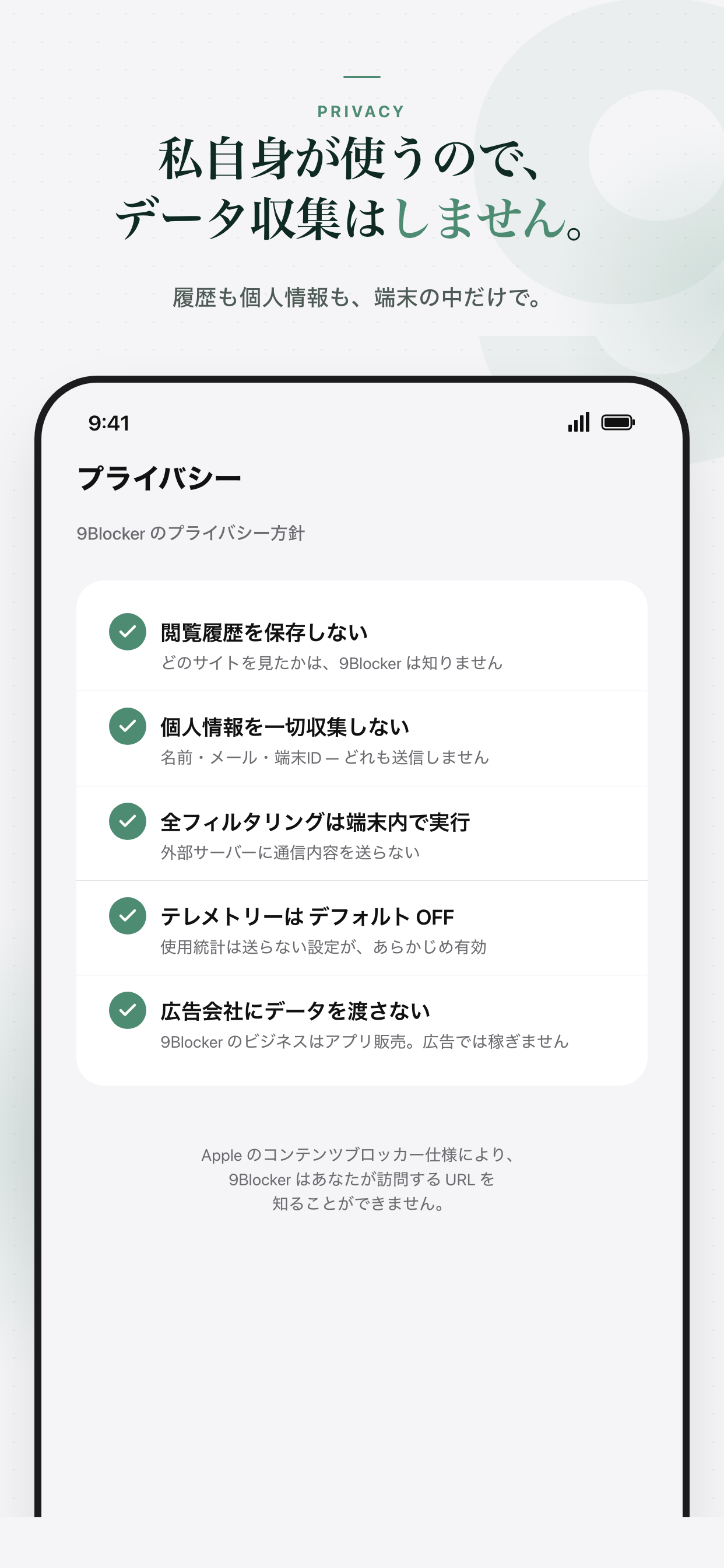 Safari と DNS の二段ブロック