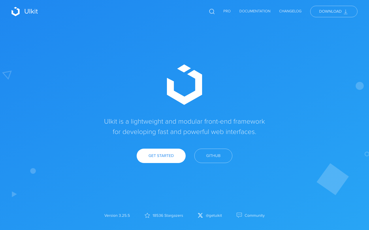 UIkit公式サイト
